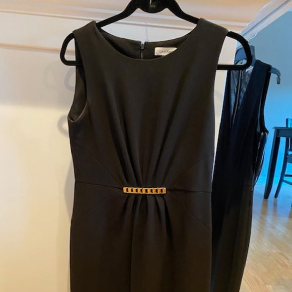 Black CLASSY Calvin Klein shift dress - Picture 1 of 4
